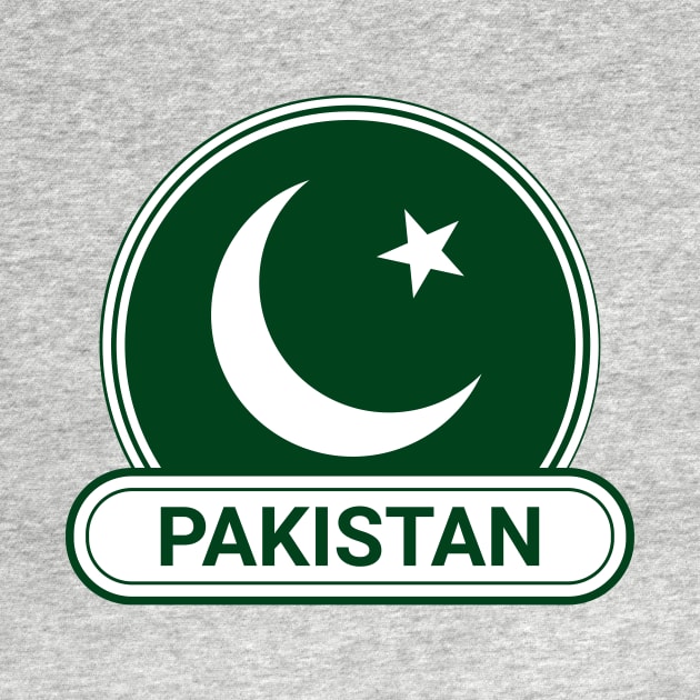 Pakistan Country Badge - Pakistan Flag by Yesteeyear